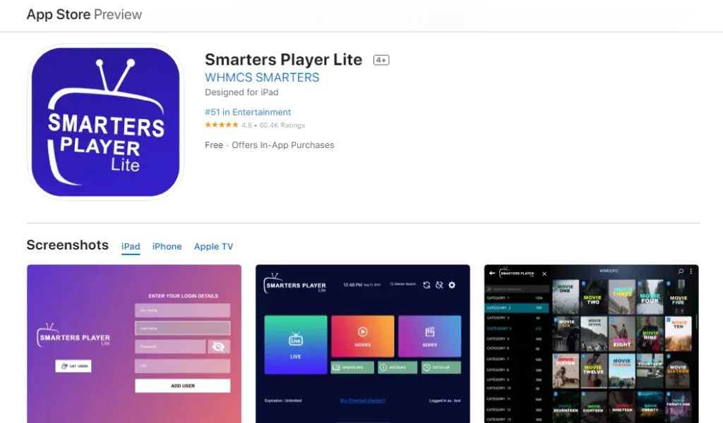 How to Install IPTV Smarters Pro on Apple TV, iPhone or iPad